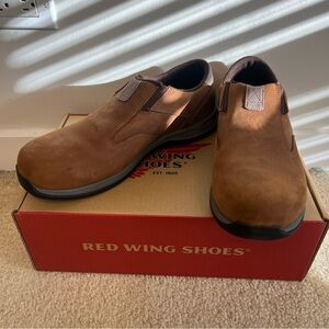 NWOT Red Wing Shoes Men's Tan Leather Slip-Ons